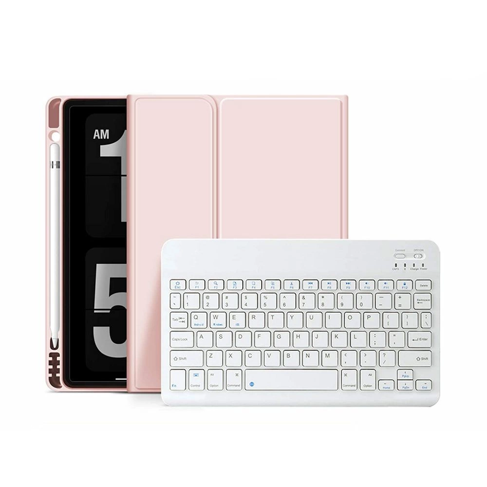 Apple iPad 10.2\" 2019 / 2020 / 2021 Tech-Protect SC Pen Case Cover with Bluetooth Keyboard, Pink