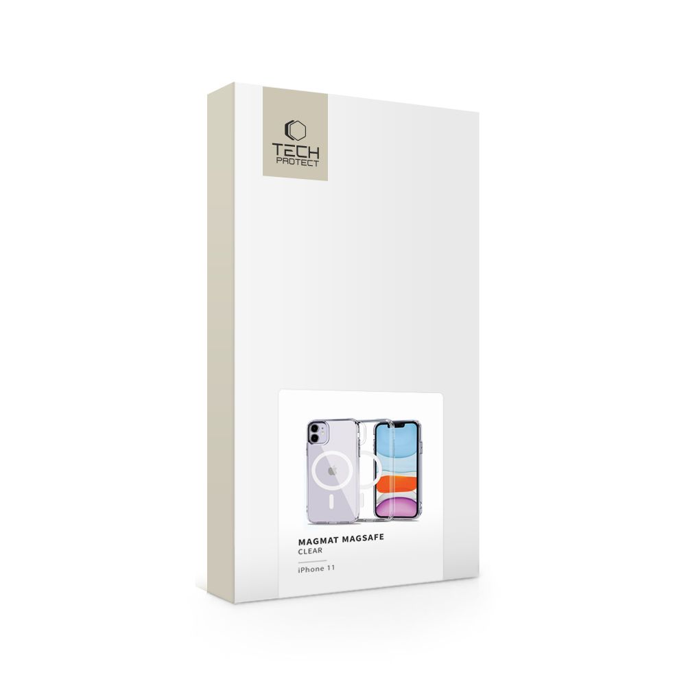 Tech-Protect MagMat MagSafe dėklas iPhone 11, Skaidrus