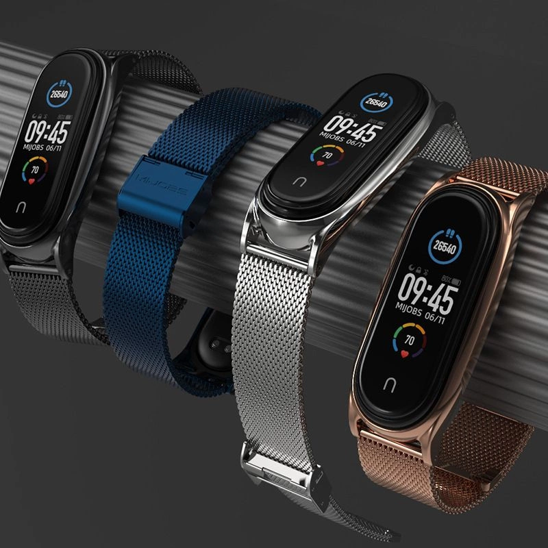 Tech-Protect MilaneseBand strap for Xiaomi Mi Smart Band 7 / 7 NFC - gold