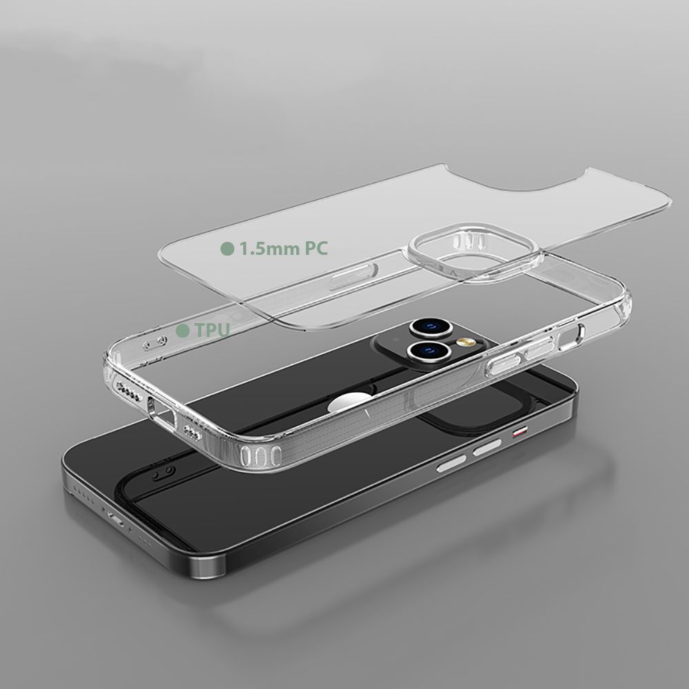 Tech-Protect FlexAir Hybrid dėklas, skirtas iPhone 11, skaidrus