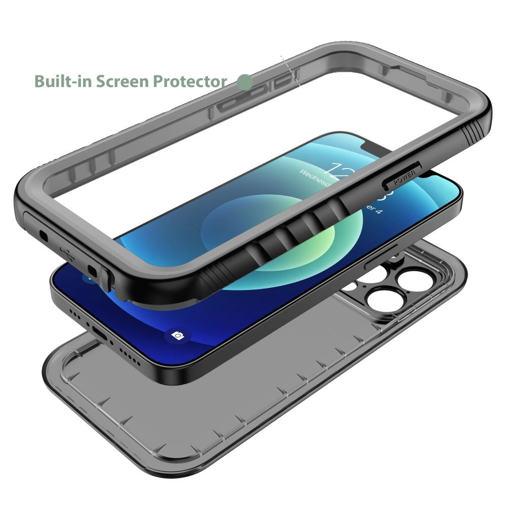 Apple iPhone 13 mini 5.4\'\' Tech-Protect ShellBox Waterproof IP68 Book Case Cover, Black