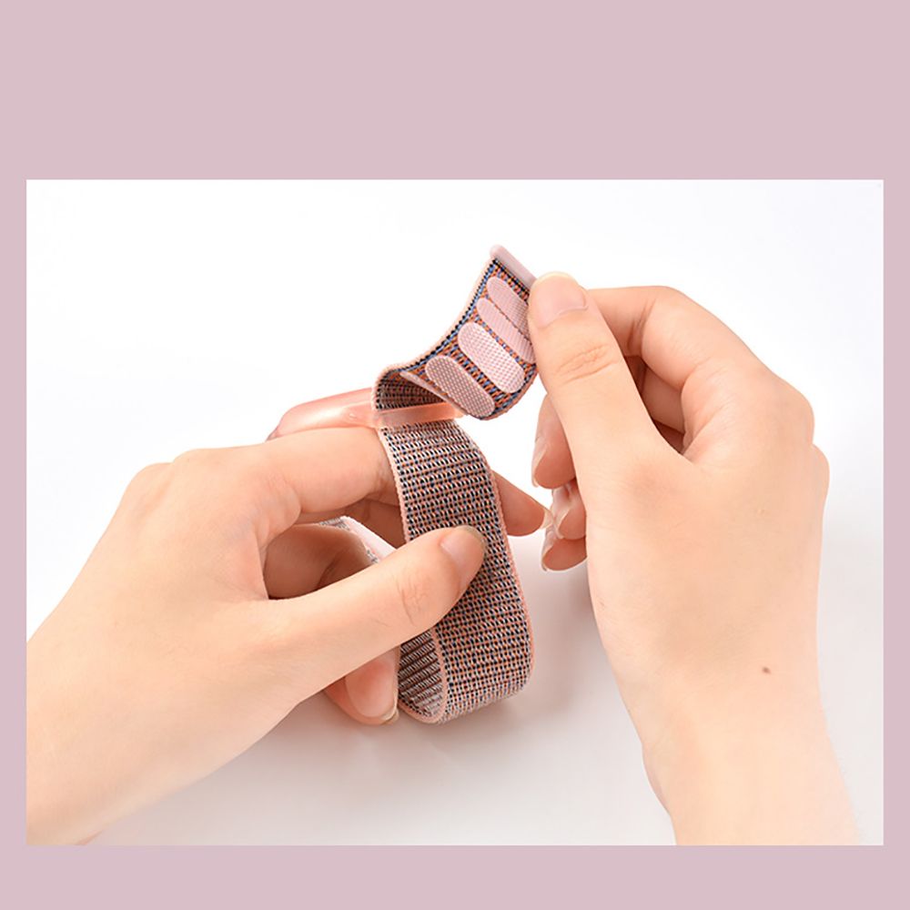 Tech-Protect Nylon Strap for Kids for Apple AirTag, Pink