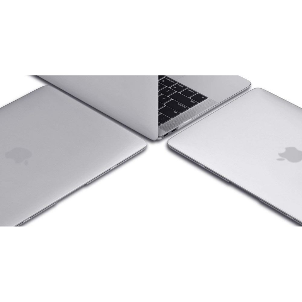 Tech-Protect SmartShell dėklas MacBook Air 13\" M2 / M3 (2022-2024), matinė juoda