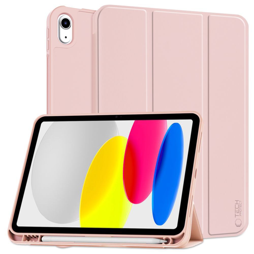 Tech-Protect iPad 10.9" 2022 Flip Case SC Pen, Pink