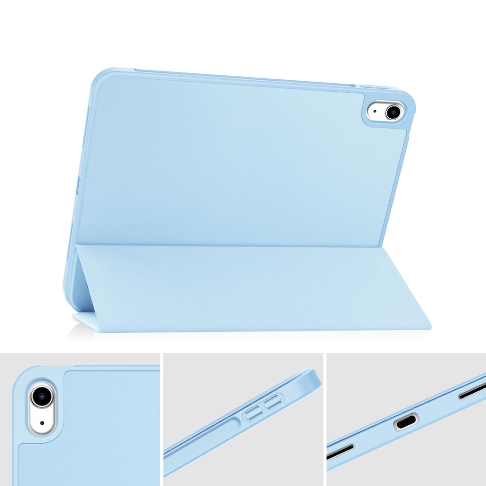 Atverčiamasis dėklas Tech-Protect SC Pen iPad 10.9\" 2022, šviesiai mėlynas
