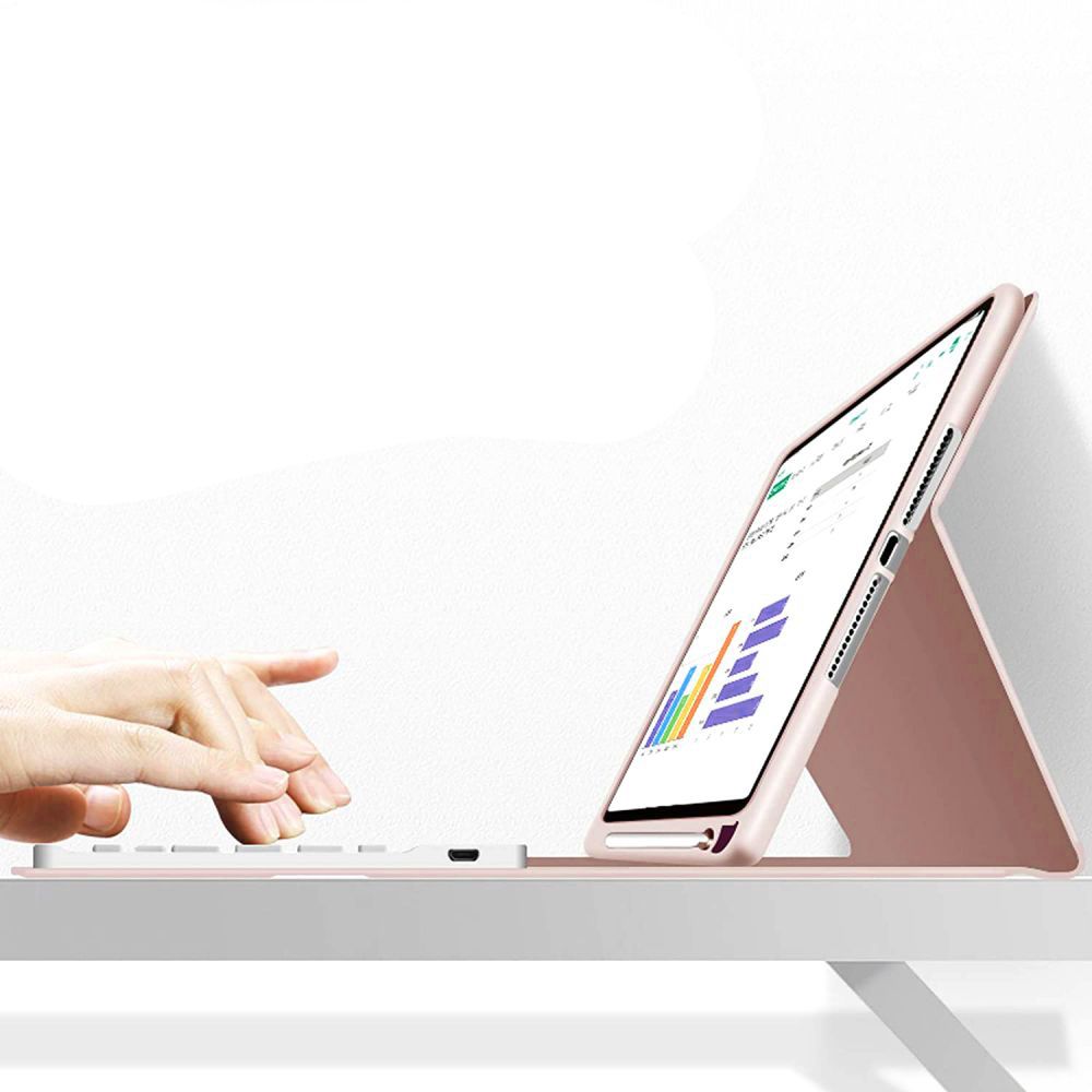 Tech-Protect SC Pen dėklas su klaviatūra iPad 10.9\" 2022, rožinis