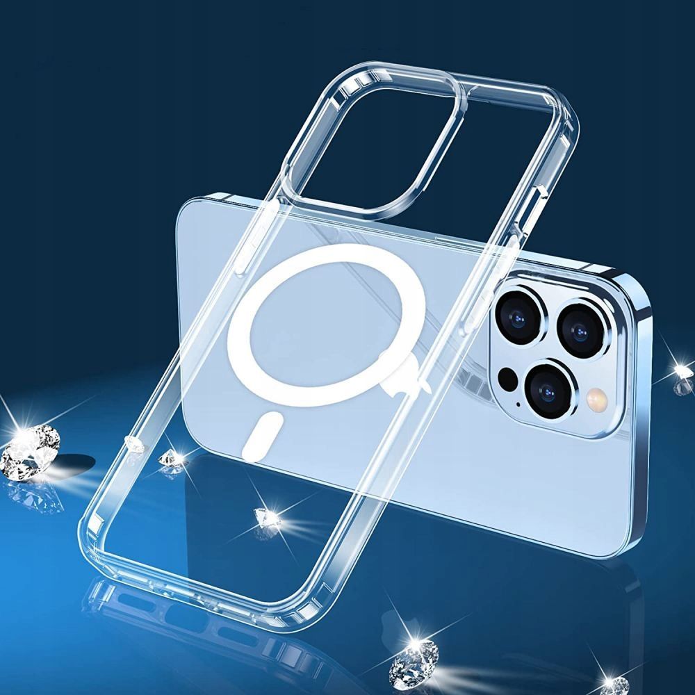 Apple iPhone XR 6.1\'\' Tech-Protect MagMat MagSafe Case Cover, Crystal Clear