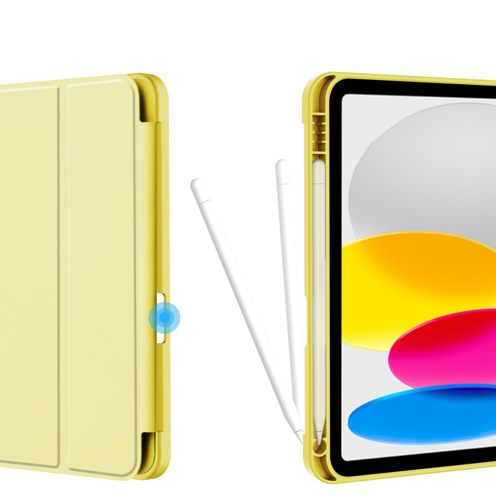 Tech-Protect SC Pen dėklas iPad 10.9\" 2022 planšetei, geltonas