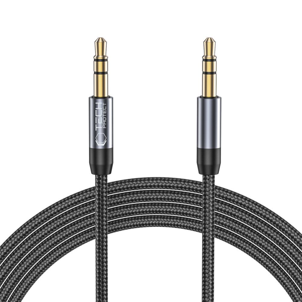 Tech-Protect UltraBoost Audio Cable 3.5mm Mini Jack / 3.5mm Mini Jack 1.5m, Black