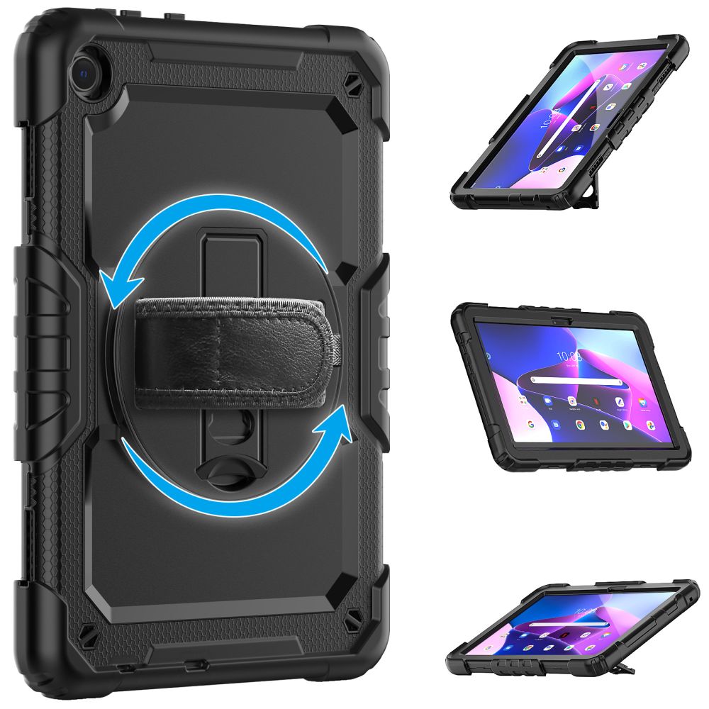Lenovo Tab M10 (3rd Gen) (TB-328FU) Tech-Protect Solid360 Cover Case, Black
