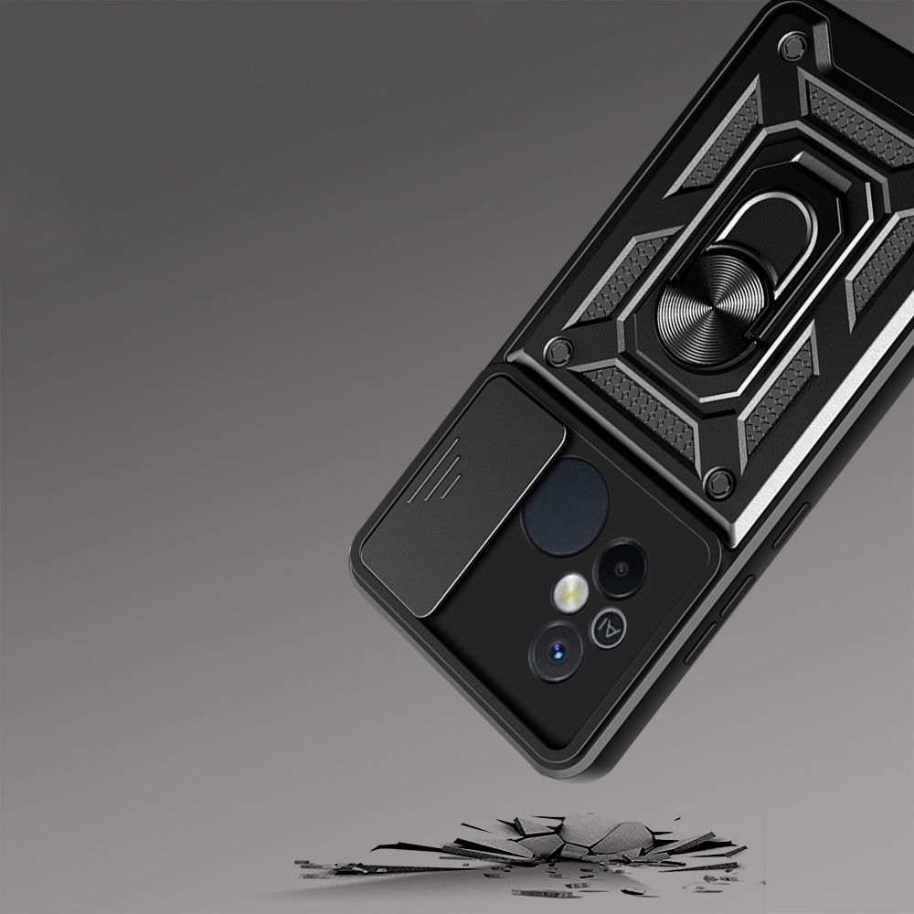 Tech-Protect CamShield Pro Case for Xiaomi Redmi 12C, Black