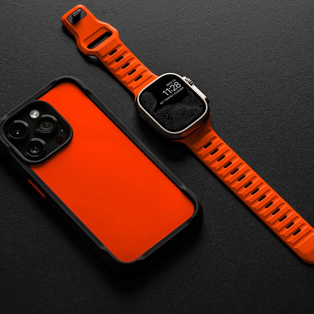 Tech-Protect IconBand Line dirželis Apple Watch (42/44/45/49 mm), oranžinis