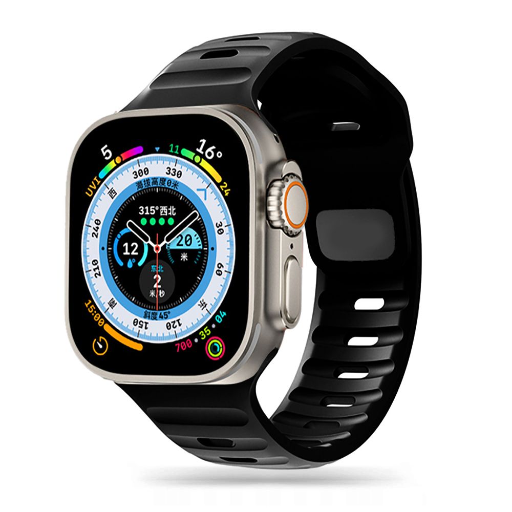 Tech-Protect IconBand Line Strap for Apple Watch (42/44/45/49 mm), Black