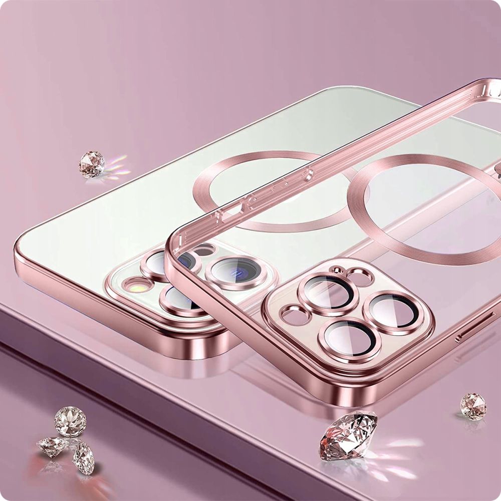 Tech-Protect MagShine MagSafe dėklas, skirtas iPhone 14 Pro, violetinis