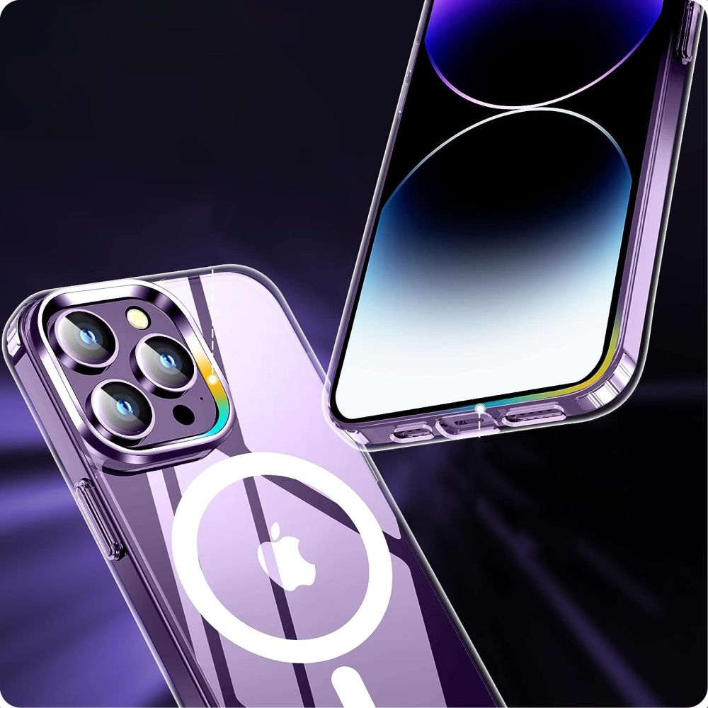 Tech-Protect FlexAir Hybrid MagSafe dėklas iPhone 15 Pro, skaidrus