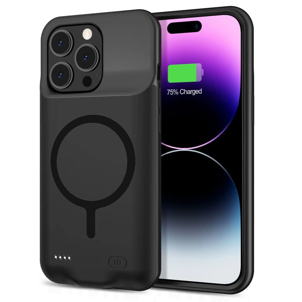 Dėklas su išorine baterija Tech-Protect PowerCase MagSafe iPhone 15 Pro, 7000mAh