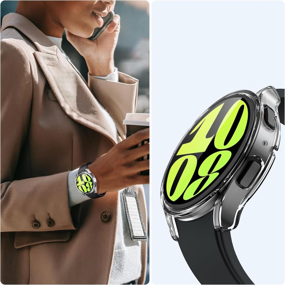 Tech-Protect Defense360 case for Samsung Galaxy Watch 6 (40 mm) - transparent