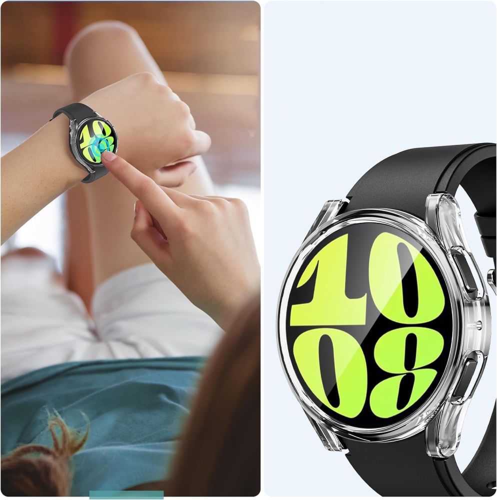 Tech-Protect Defense360 case for Samsung Galaxy Watch 6 (40 mm) - transparent