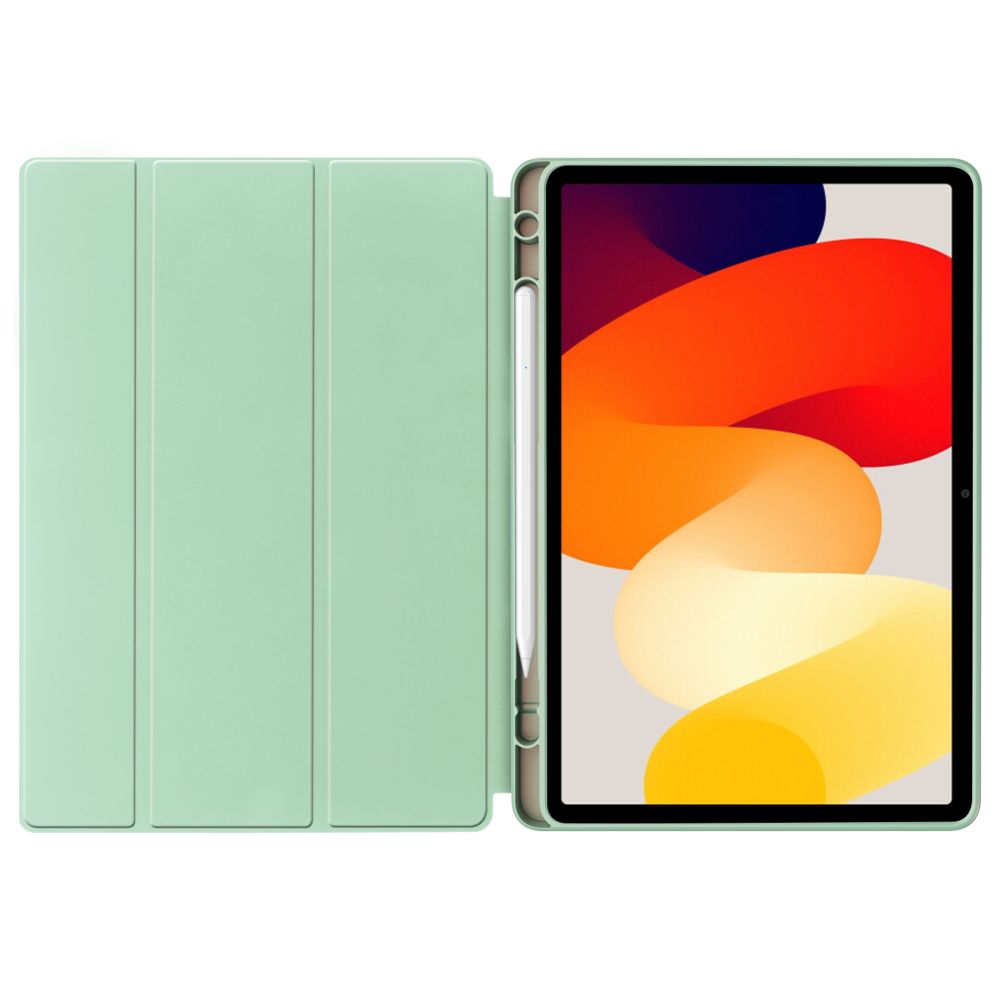 Xiaomi Redmi Pad SE 11\'\' Tech-Protect SC Pen Protective Cover Case, Light Green