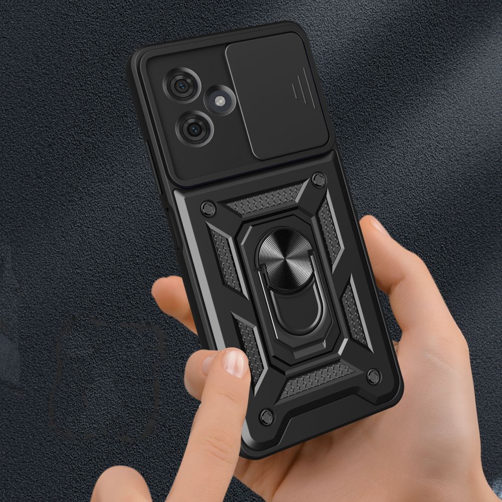 Motorola Moto G54 5G / G54 5G Power Edition Tech-Protect CamShield Pro Case Cover, Black