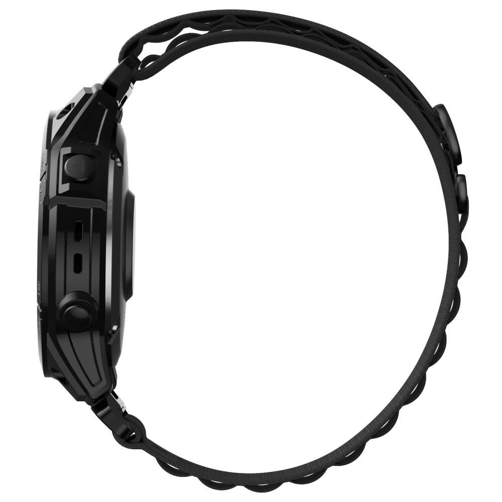 Tech-Protect Nylon Pro Strap for Garmin Fenix 5/6/6 Pro/7 - Black
