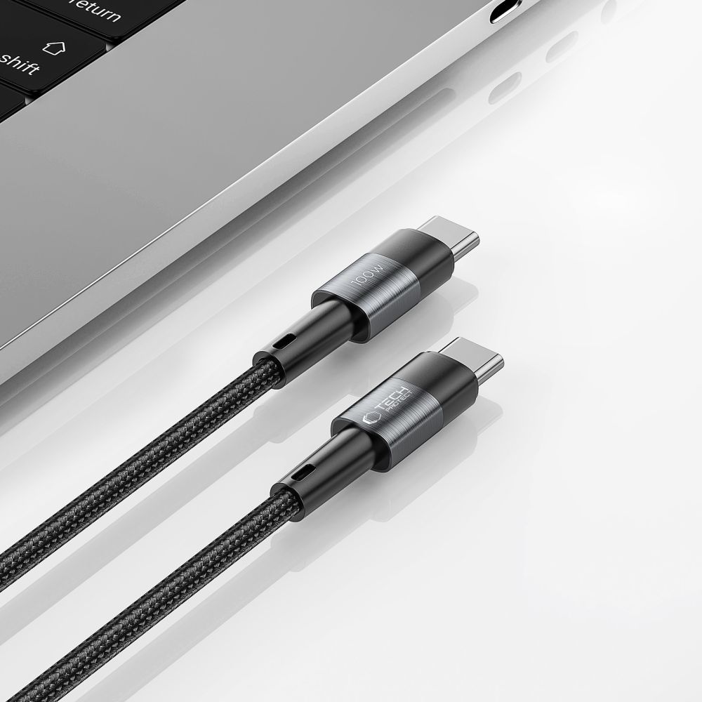 Tech-Protect UltraBoost USB-C / USB-C PD cable 100W 5A 2m - gray