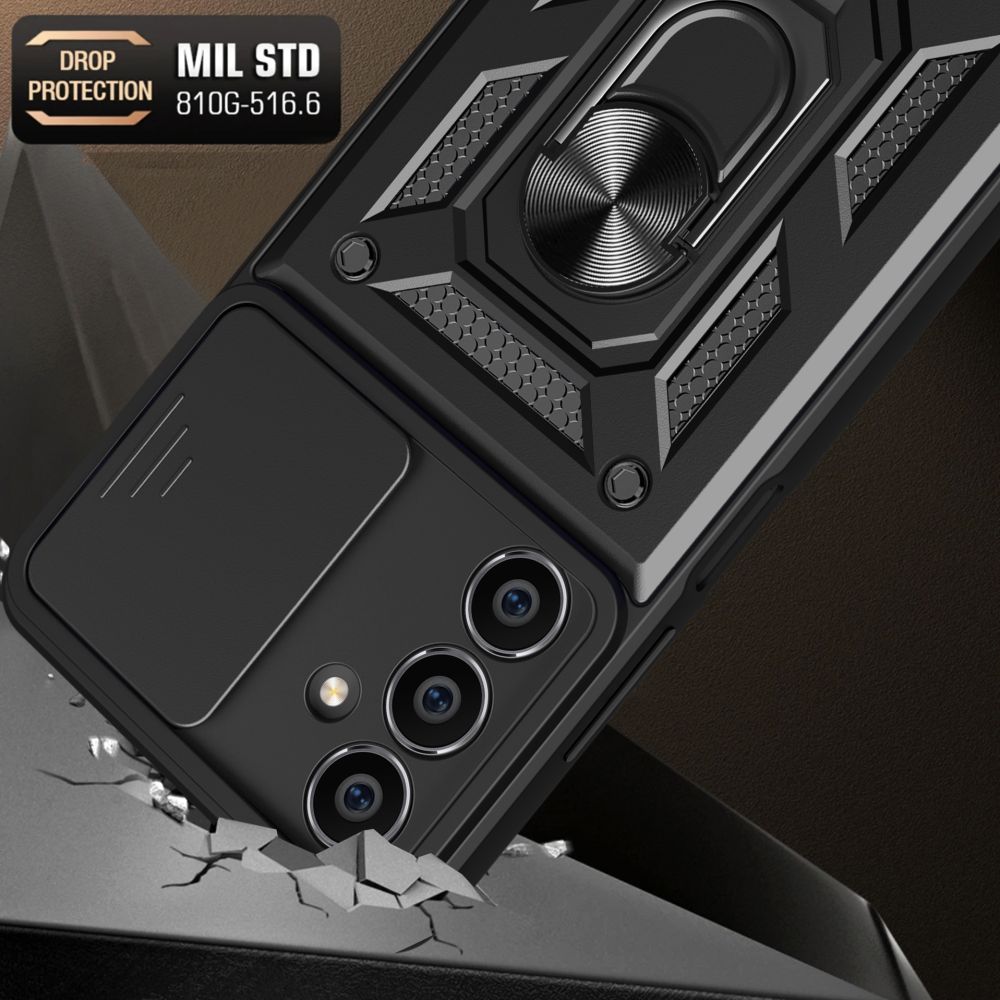 Tech-Protect CamShield Pro Case for Samsung Galaxy S23 FE, Black