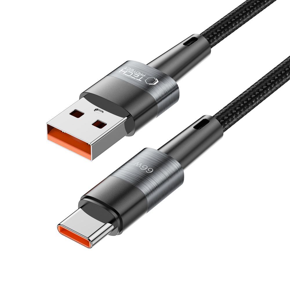 Tech-Protect UltraBoost USB-A to USB-C Cable 66W 0.5m Gray