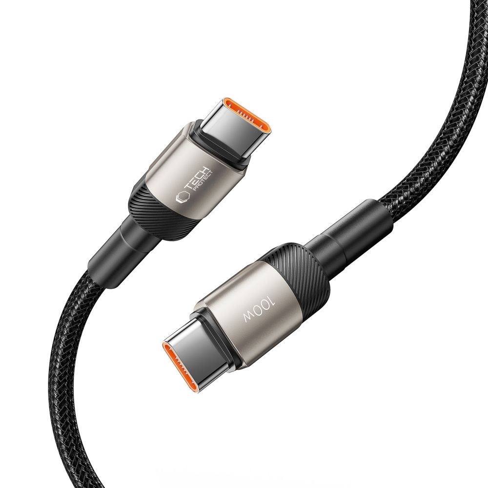 Tech-Protect UltraBoost Evo USB-C / USB-C PD Cable 100W 2m, Titanium