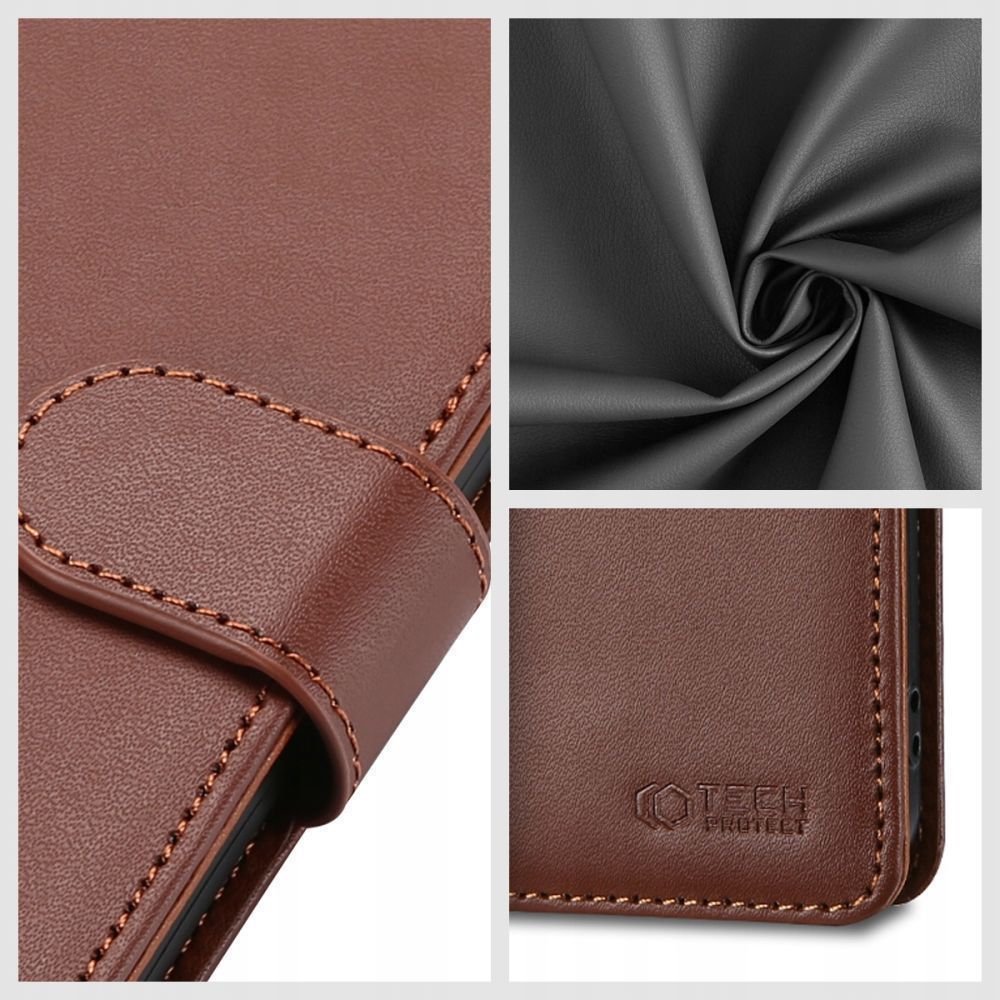 Xiaomi Redmi Note 13 Pro 4G / LTE / Poco M6 Pro 4G / LTE Tech-Protect Wallet Book Case Cover, Black