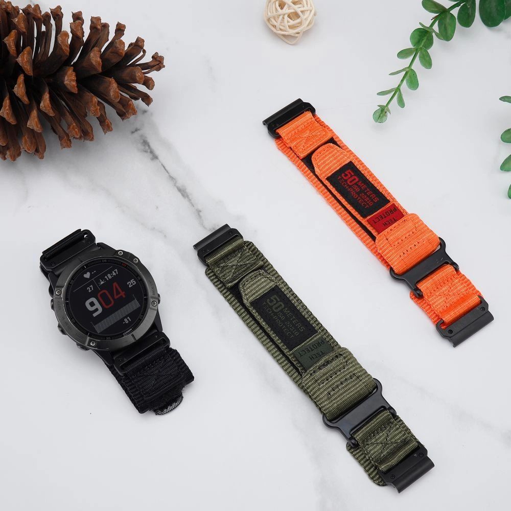 Tech-Protect Scout Pro strap for Garmin Fenix 3 / 5X / 3HR / 5X Plus / 6X / 6X Pro / 7X - orange