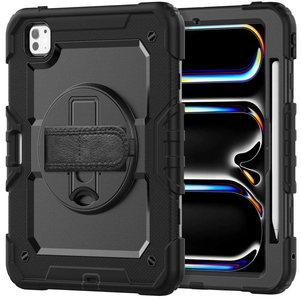 Apple iPad Pro 13\'\' (2024) (A2926 A2925) Tech-Protect Solid360 Cover Case, Black