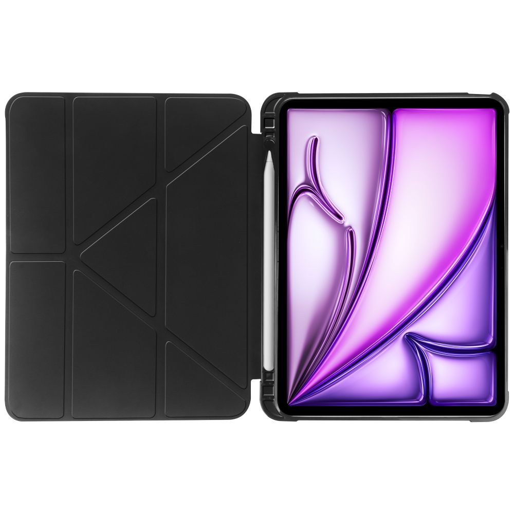 Apple iPad Air 13\'\' (2024) (A2903 A2898) Tech-Protect SC Pen Origami Cover Case, Black