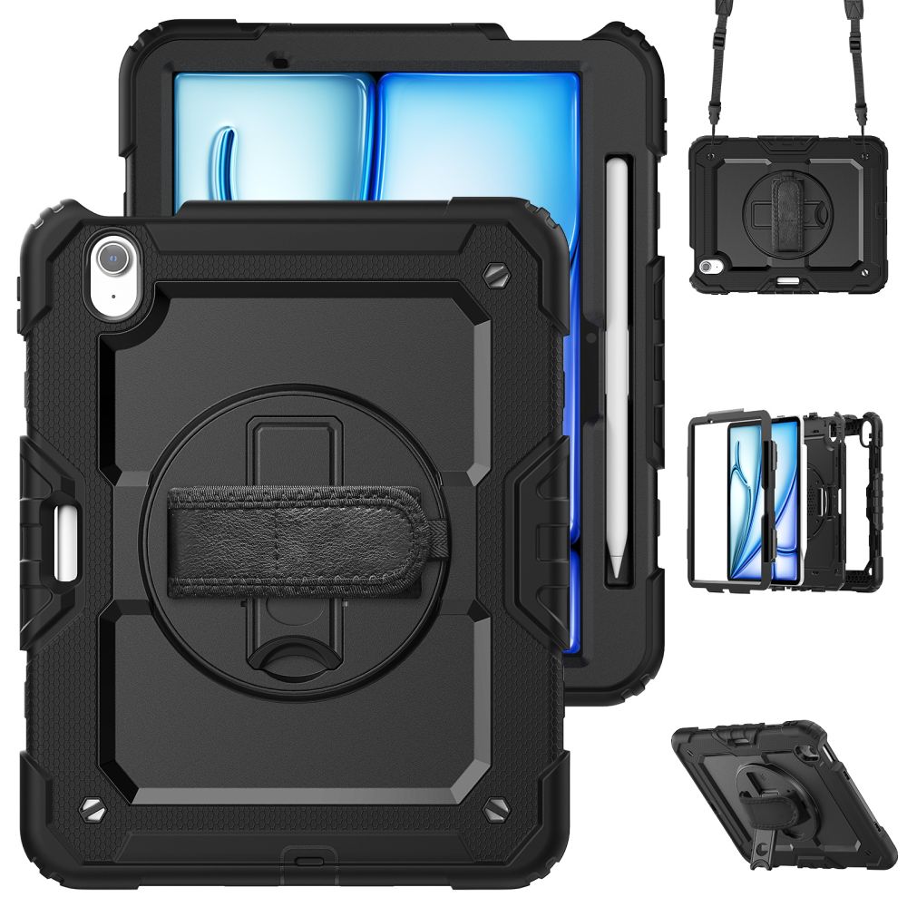 Tech-Protect Solid360 dėklas iPad Air 11\" (2024), juodas