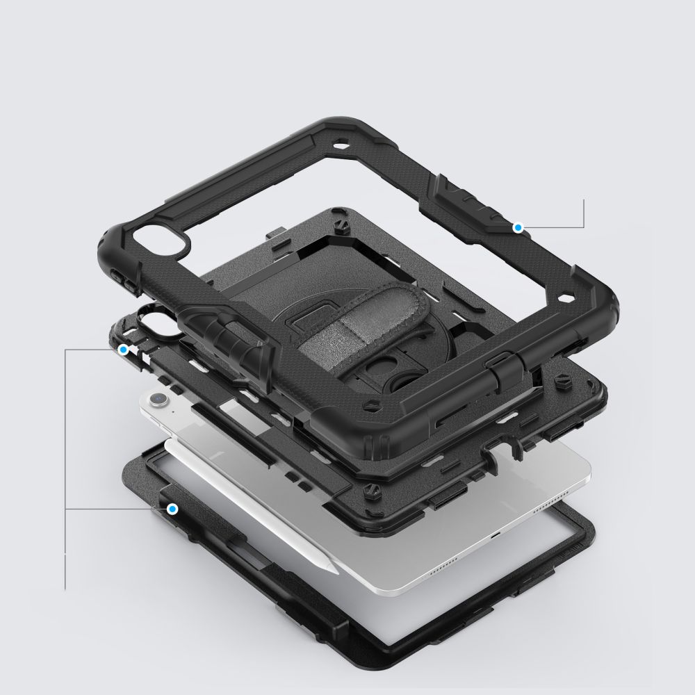 Tech-Protect Solid360 dėklas iPad Air 11\" (2024), juodas