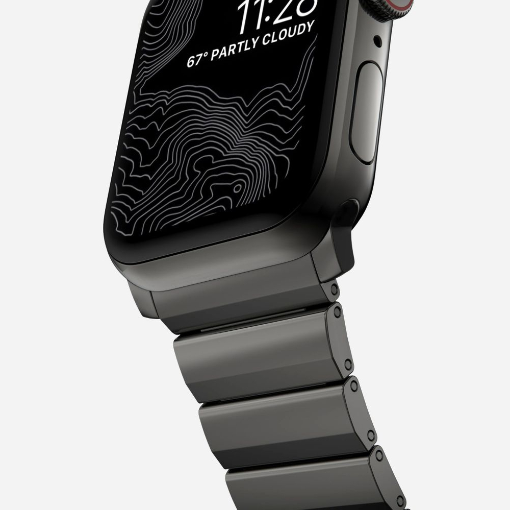 Tech-Protect SteelBand Bracelet for Apple Watch 4 / 5 / 6 / 7 / 8 / 9 / SE / Ultra 1 / 2 (42/44/45/49 mm) - Black