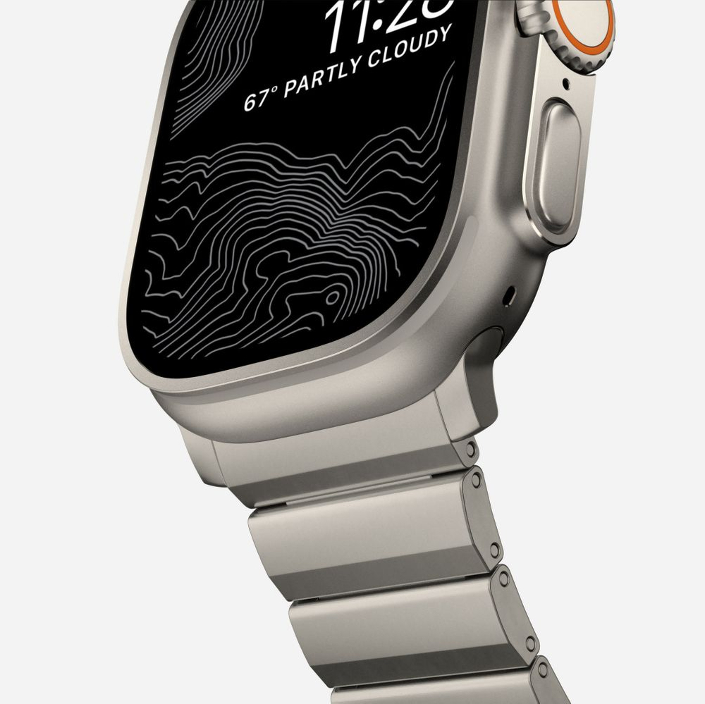 Tech-Protect SteelBand dirželis Apple Watch (42/44/45/49 mm), titano spalvos