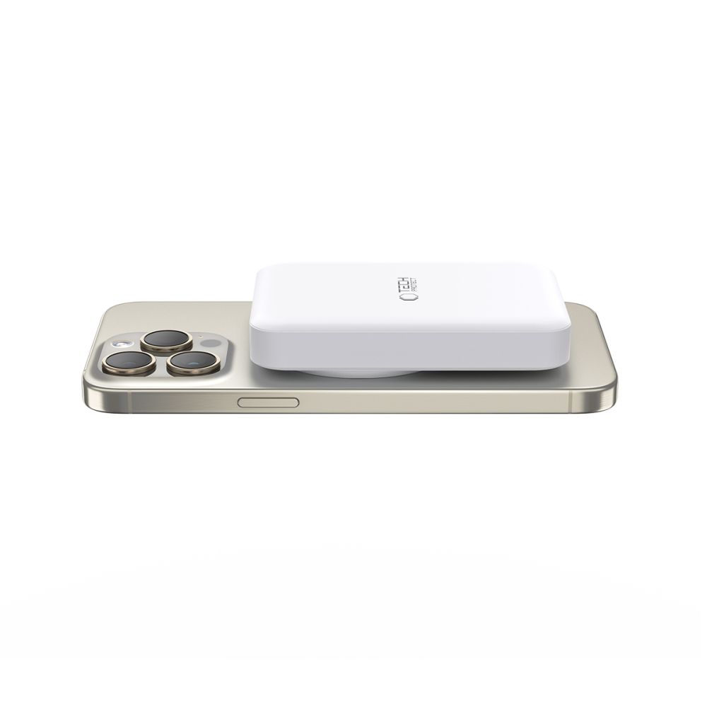 Išorinė baterija Tech-Protect LifeMag PB11 MagSafe 10000mAh, balta