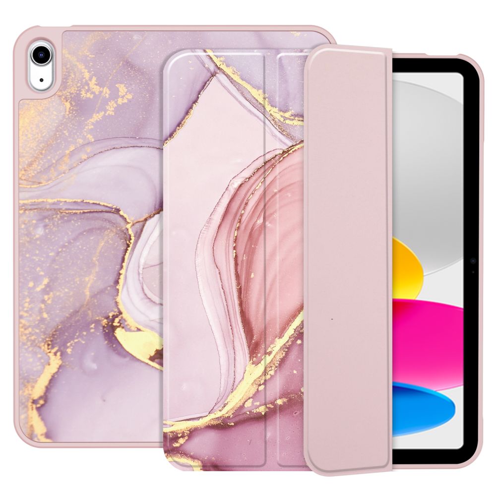 Tech-Protect SC Pen dėklas iPad 10.9\" 2022, Pink Marble