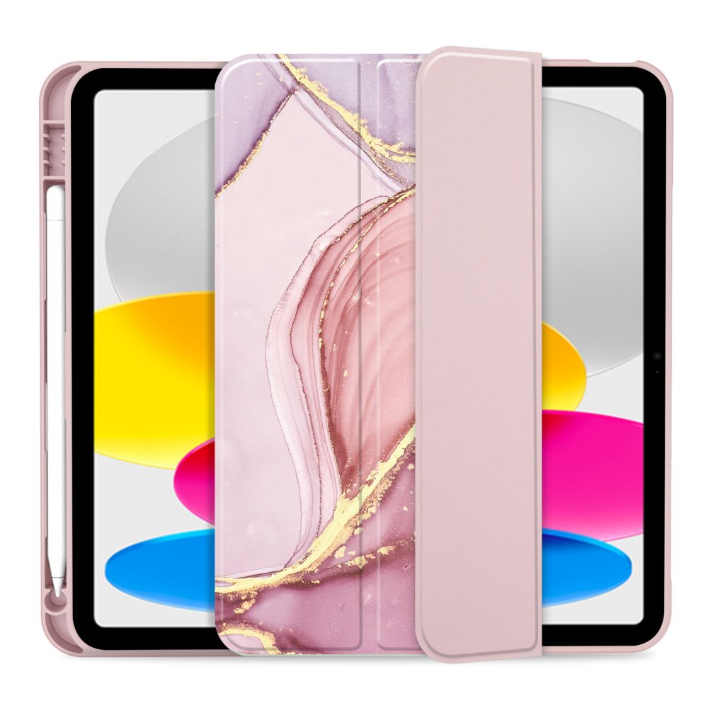 Tech-Protect SC Pen dėklas iPad 10.9\" 2022, Pink Marble