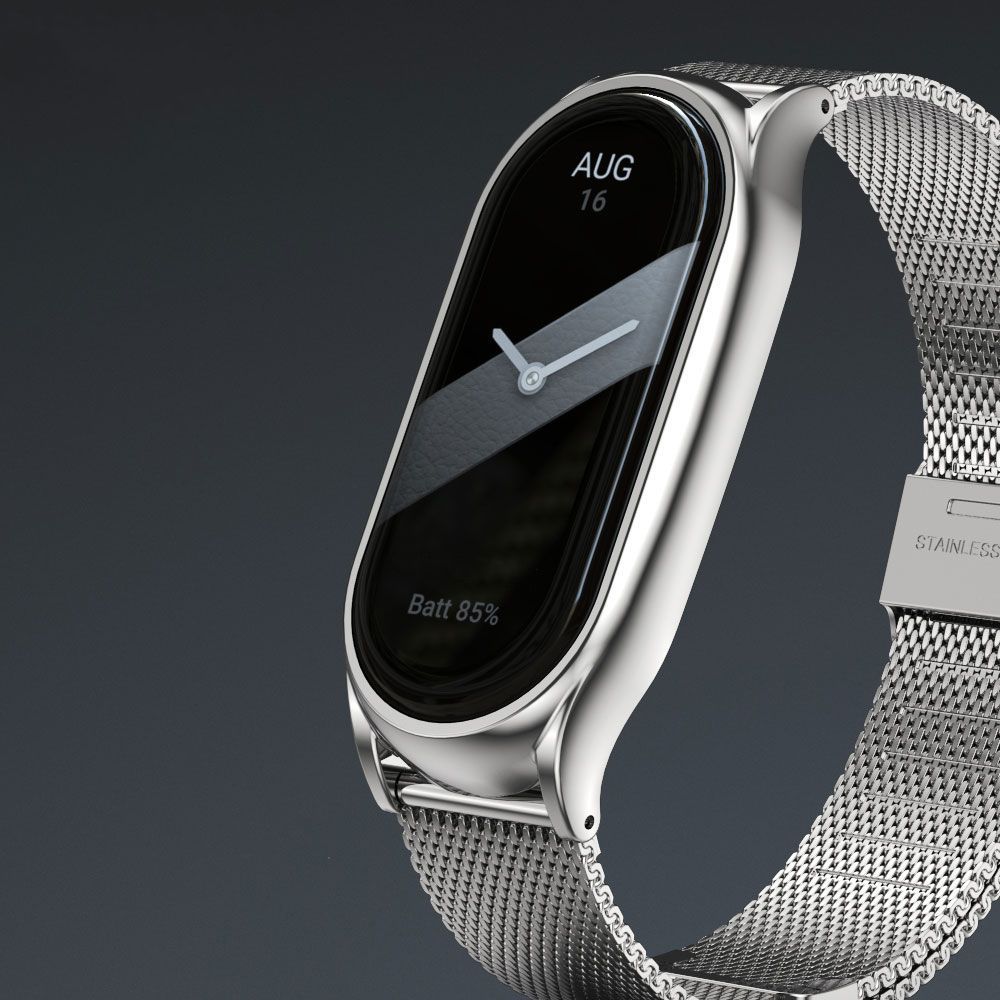 Tech-Protect MilaneseBand Strap for Xiaomi Smart Band 8 / 8 NFC, Beige