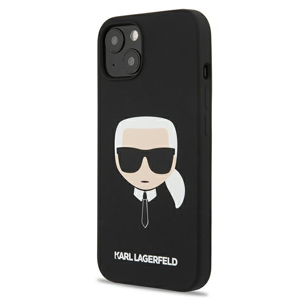 Apple iPhone 13 mini 5,4\'\' Karl Lagerfeld Silicone Karl\'s Head Case Cover, Black