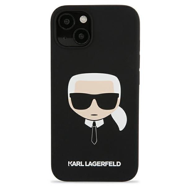 Apple iPhone 13 mini 5,4\'\' Karl Lagerfeld Silicone Karl\'s Head Case Cover, Black