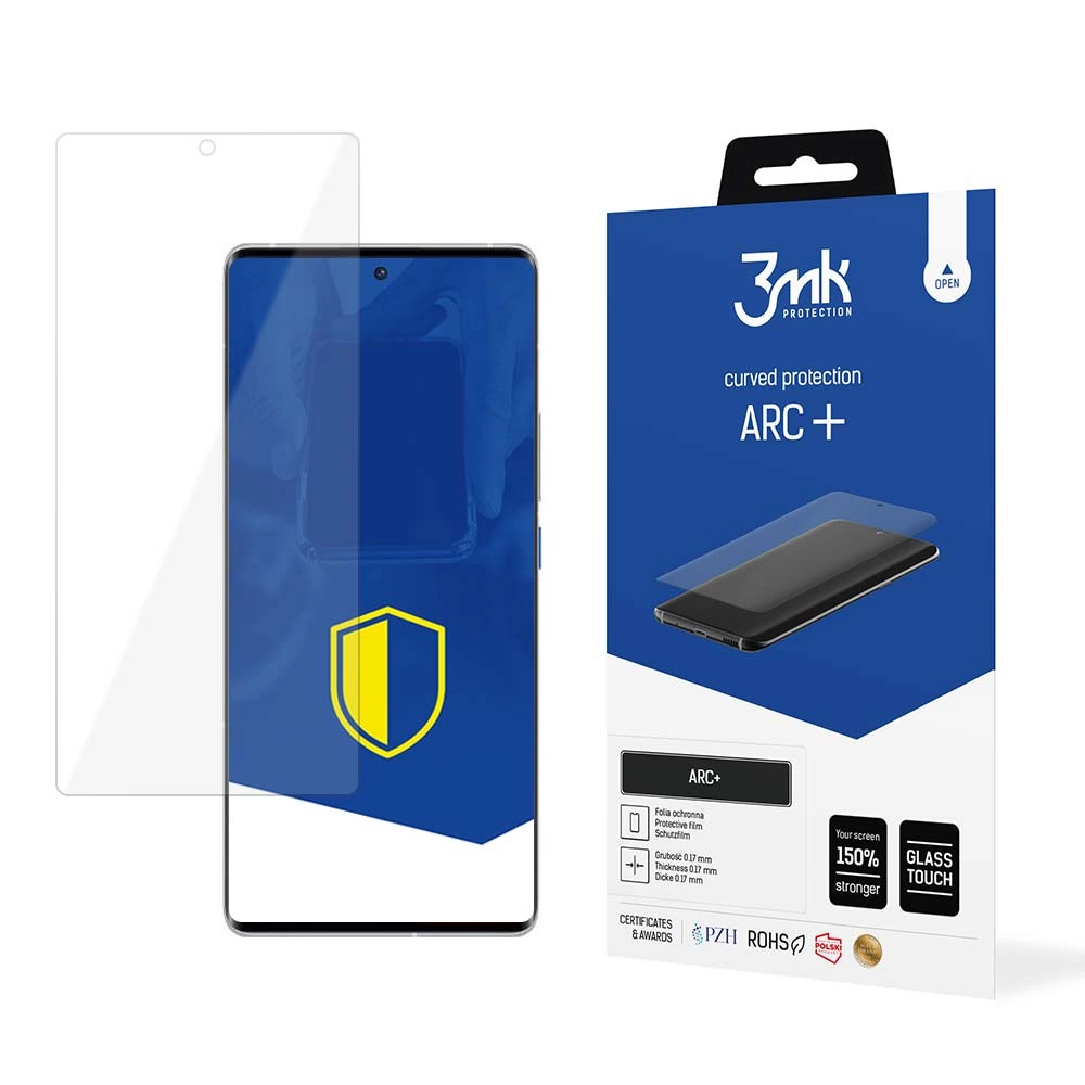 Vivo iQOO 10 Pro 3MK ARC+ Protective Film Rounded Fullscreen Protector
