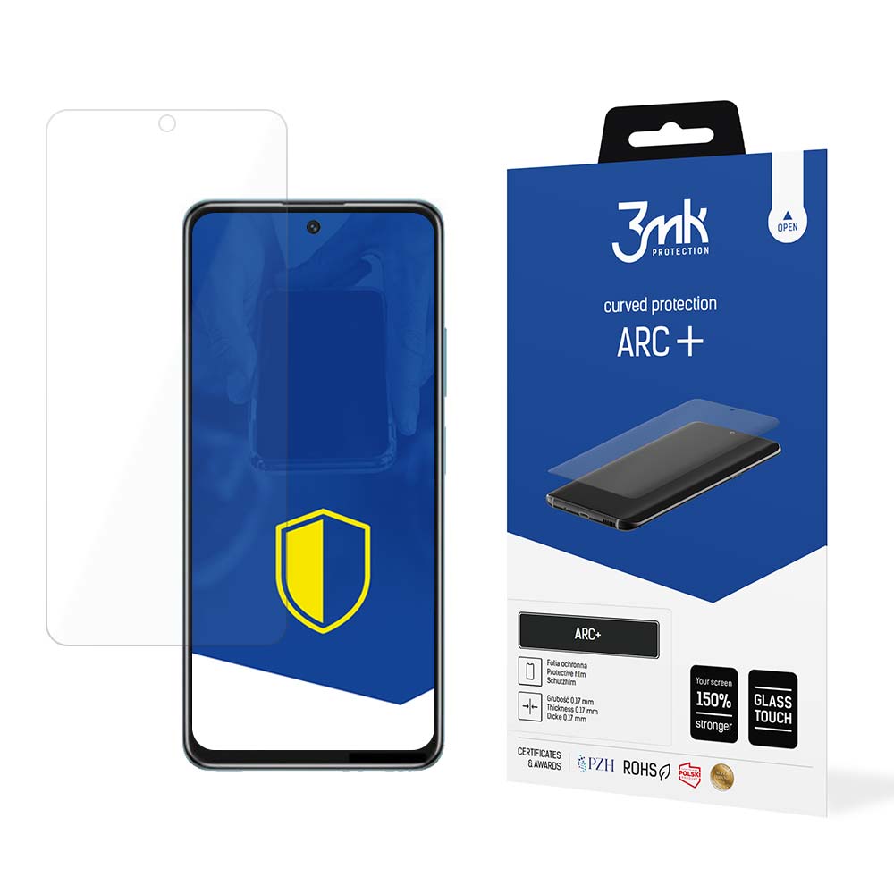 Xiaomi Redmi Note 11S 5G / 11T 5G 3MK ARC+ Protective Film Rounded Fullscreen Protector