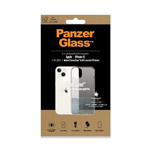 PanzerGlass ClearCase for iPhone 13 / 14 / 15, Transparent