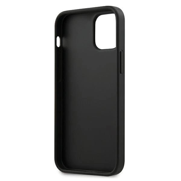 Guess GUHCP12SPU4GHBR iPhone 12 mini 5,4\\\" brown hardcase 4G Triangle Collection