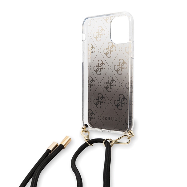 Guess GUHCN65WO4GBK iPhone 11 Pro Max dėklas 4G Gradient, juodas