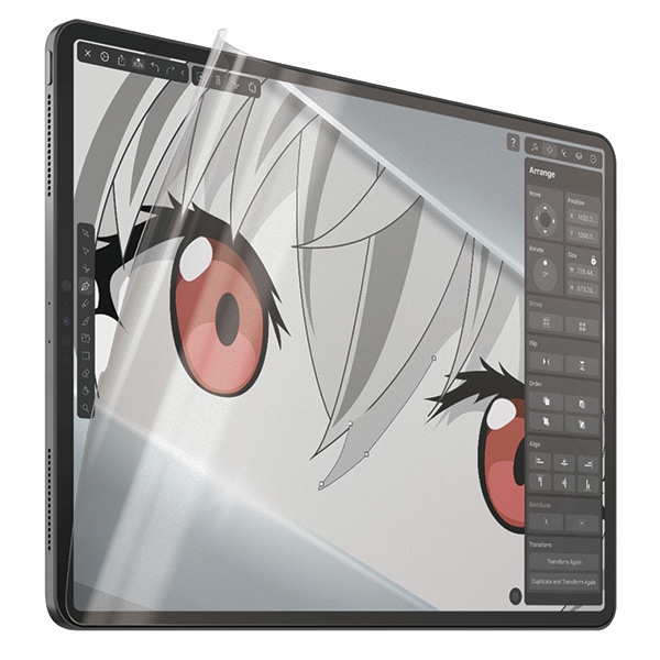 Antibacterial PanzerGlass GraphicPaper foil with a glare filter for iPad Pro 12.9" 2018 / 2020 / 2021 / 2022