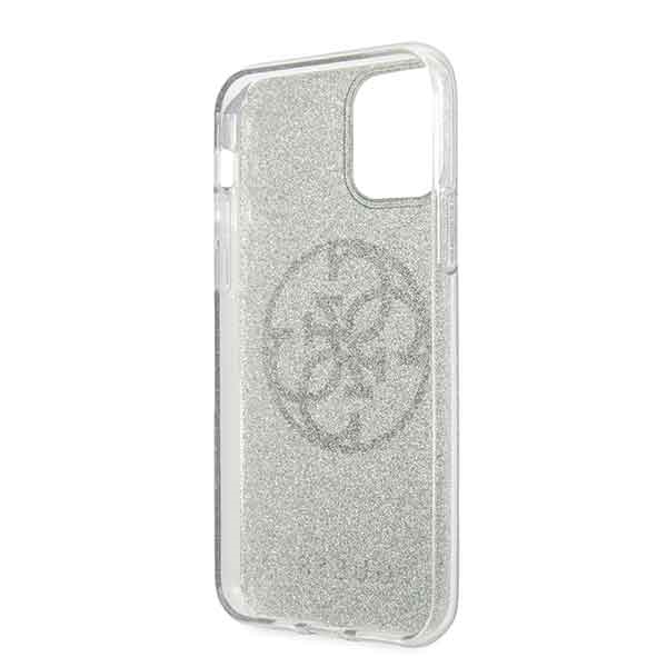 Guess dėklas iPhone 11 Pro telefonui 4G Circle Glitter, Chaki